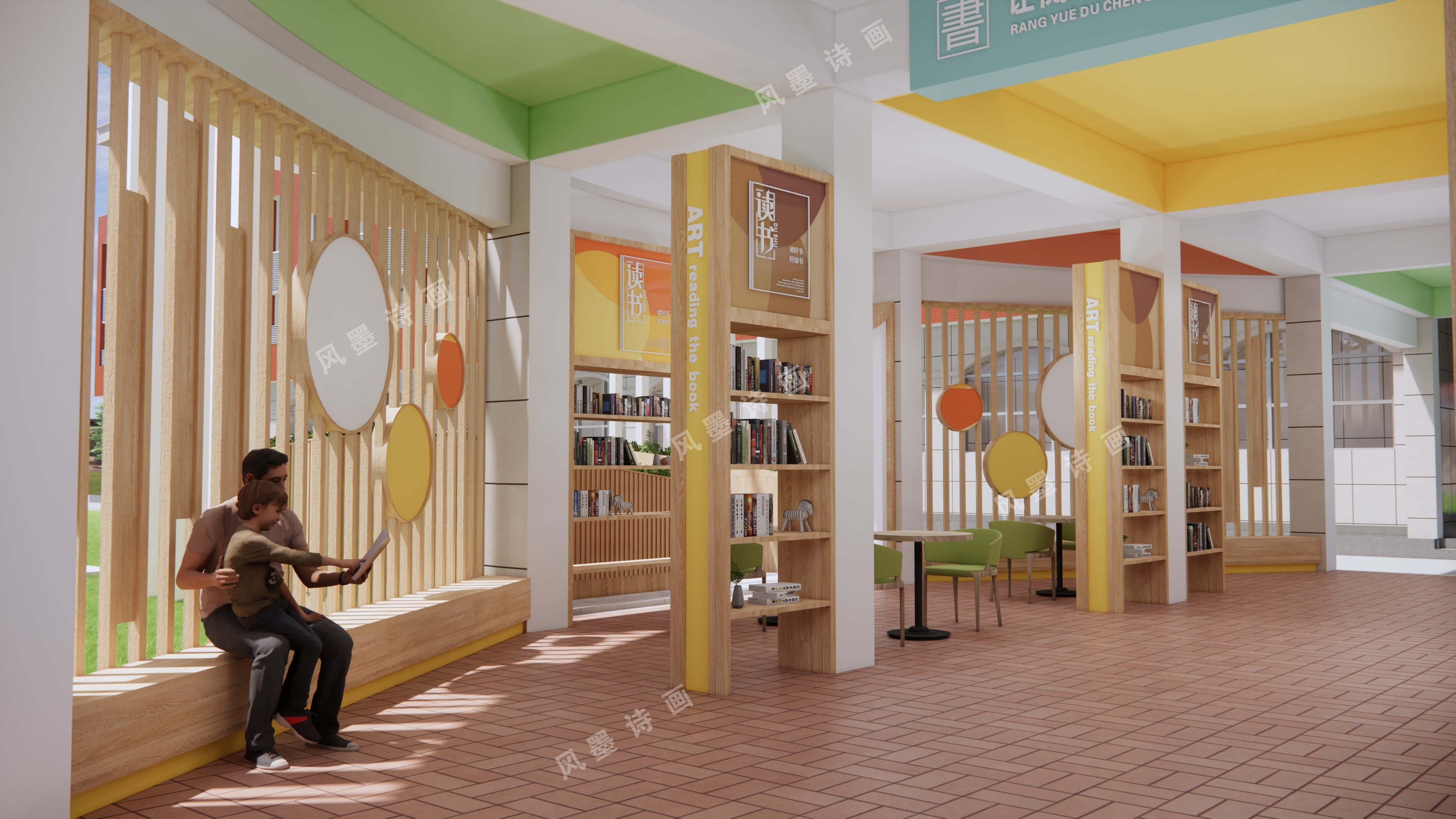 某学校长廊设计-30