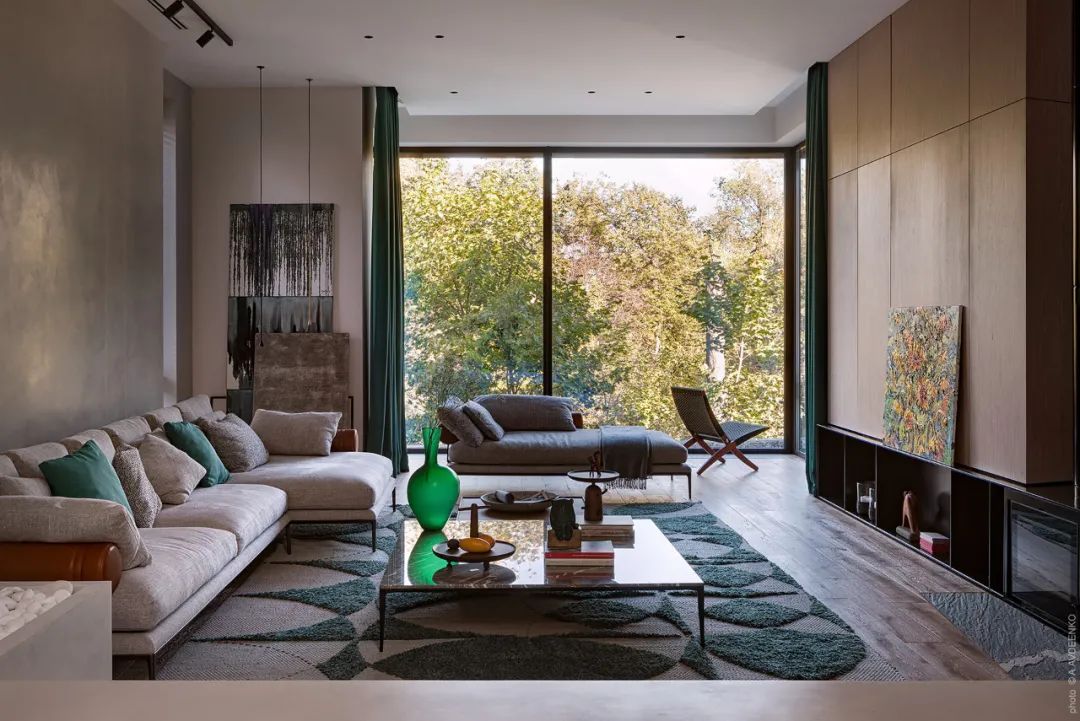 乌克兰基辅大地色别墅丨Oleksienko Architects-12