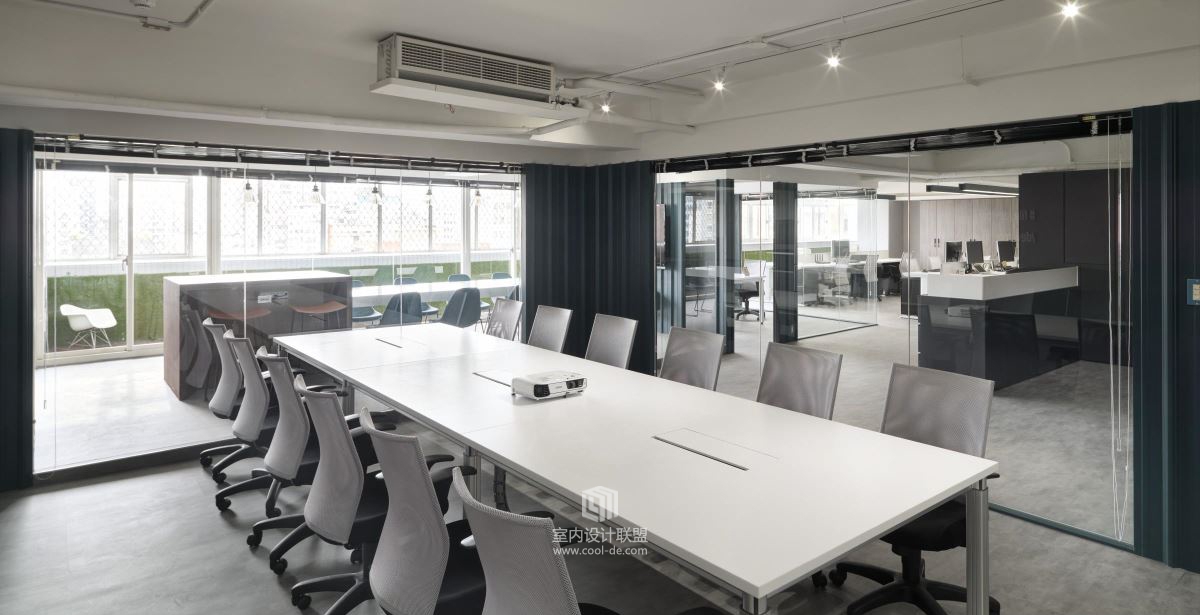 方构制作——55坪 Loft風办公空间-12