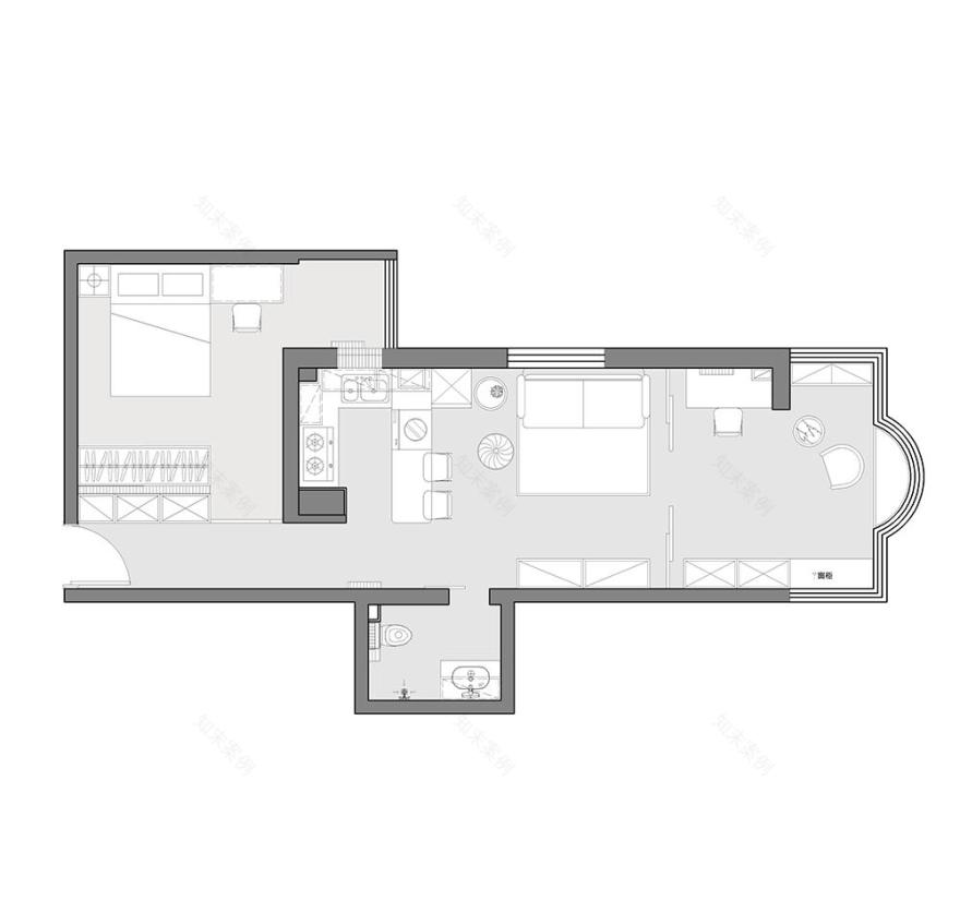48㎡三居改造-47