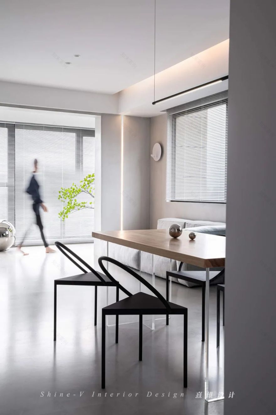 《不繁》极简风格精装房改造,打造空灵静美空间-50