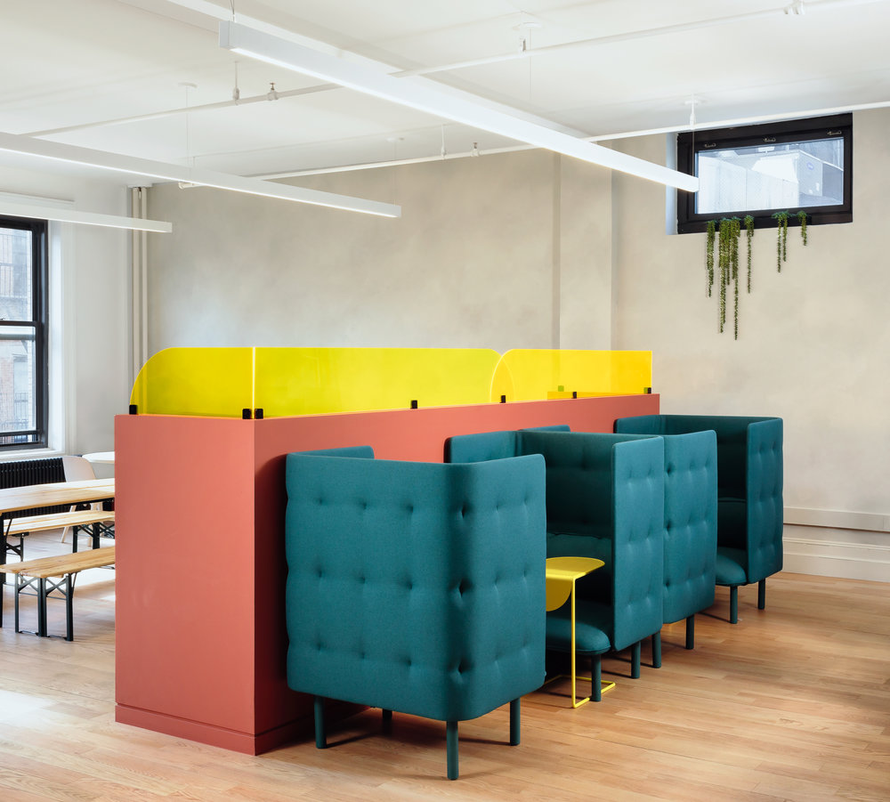 纽约沐浴在色彩中的联合办公空间  FLOAT Studio-1