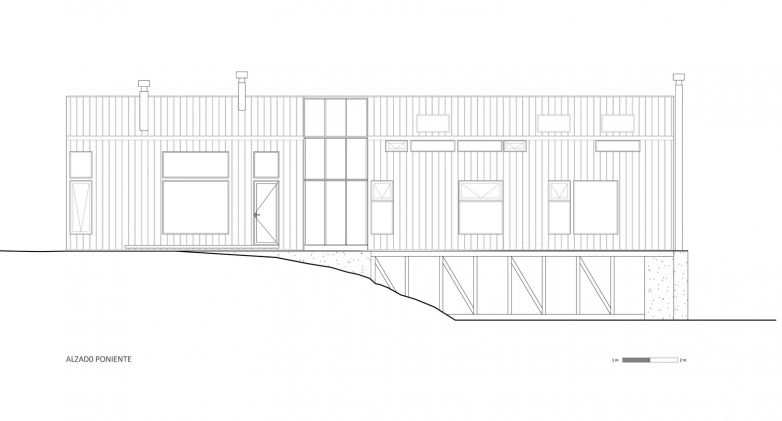 智利某回收材料改造住宅-48