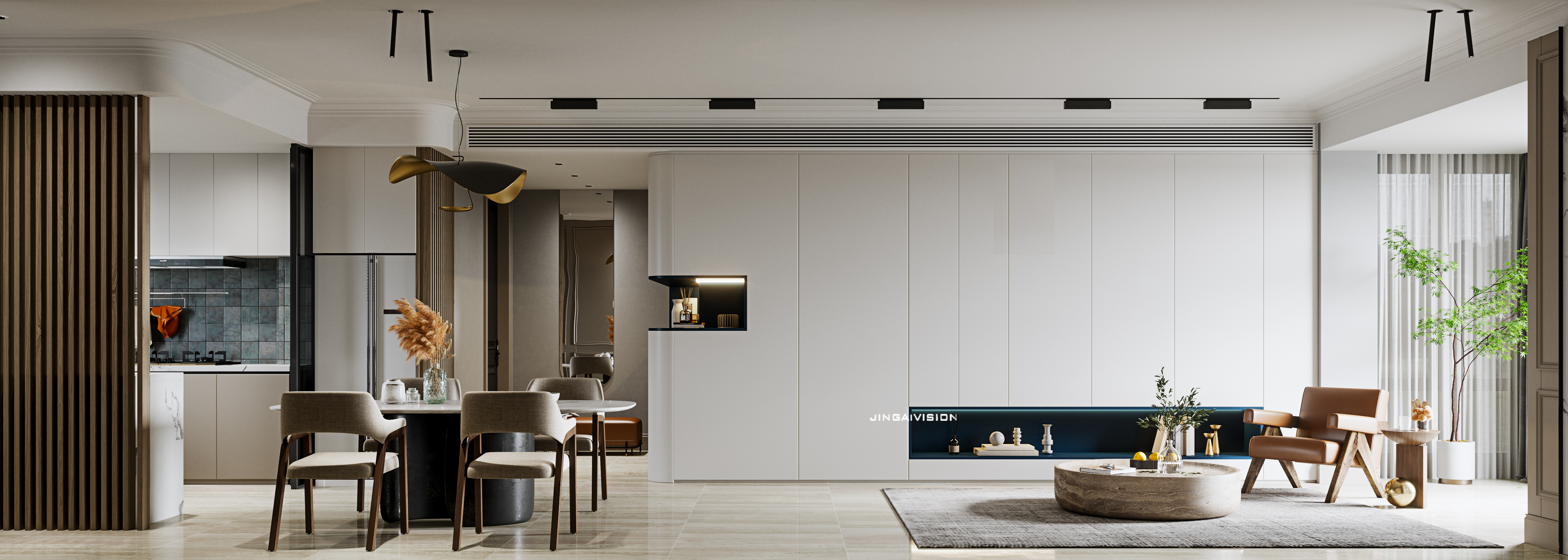 现代客厅设计展现精致品味-19