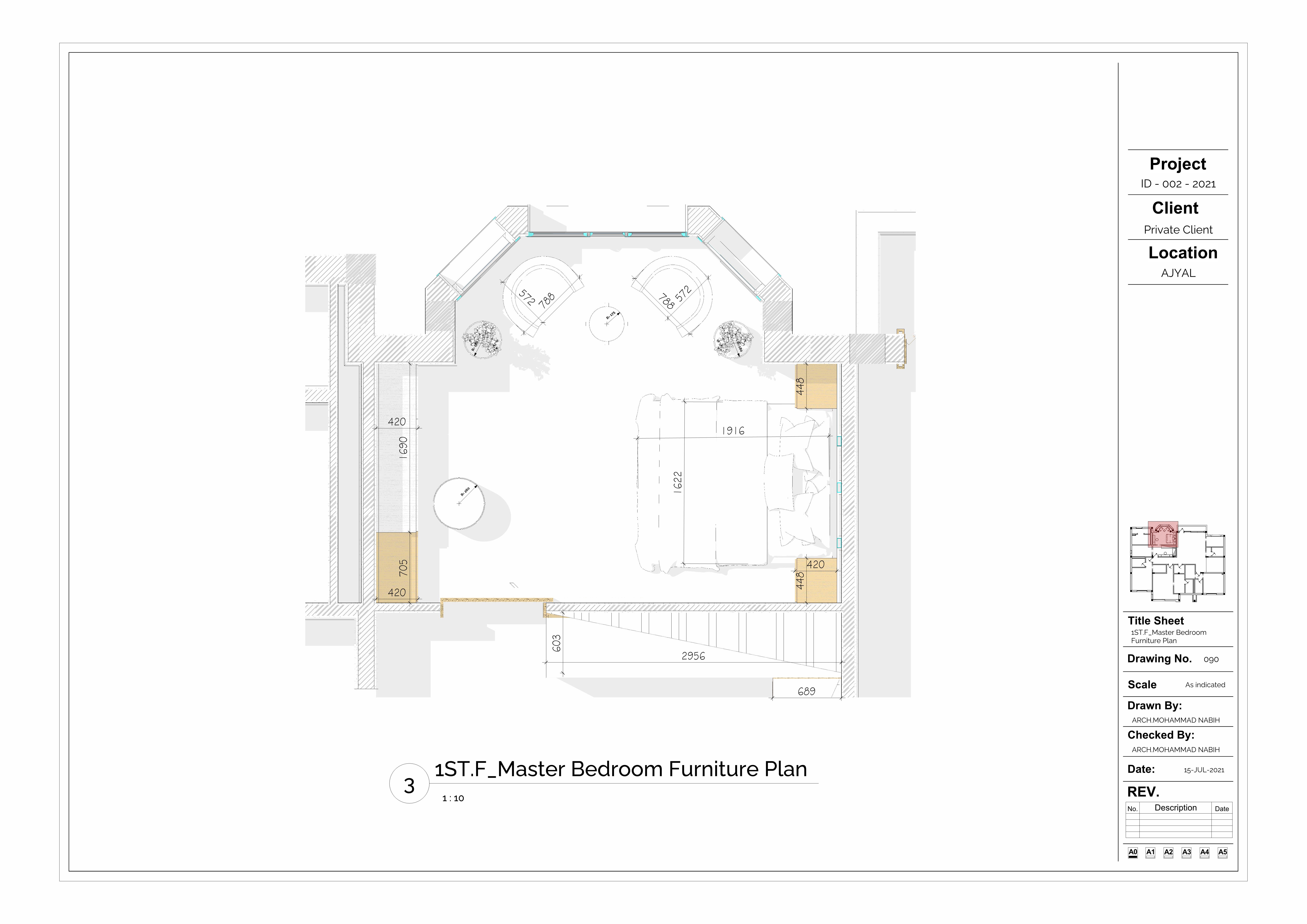 Khalifa Villa-Master Bedroom-5