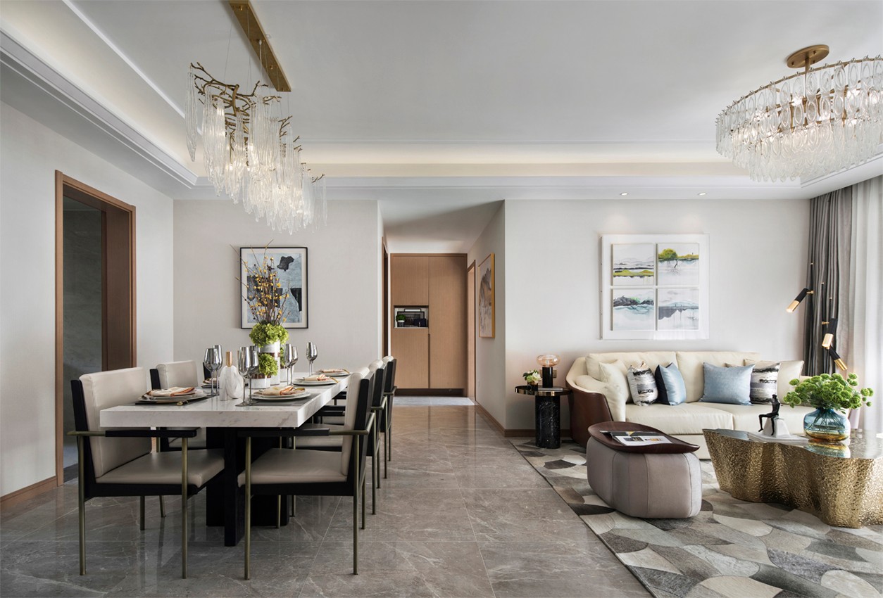 济南绿地国金中心样板间合集  香榭蒂国际软装-8