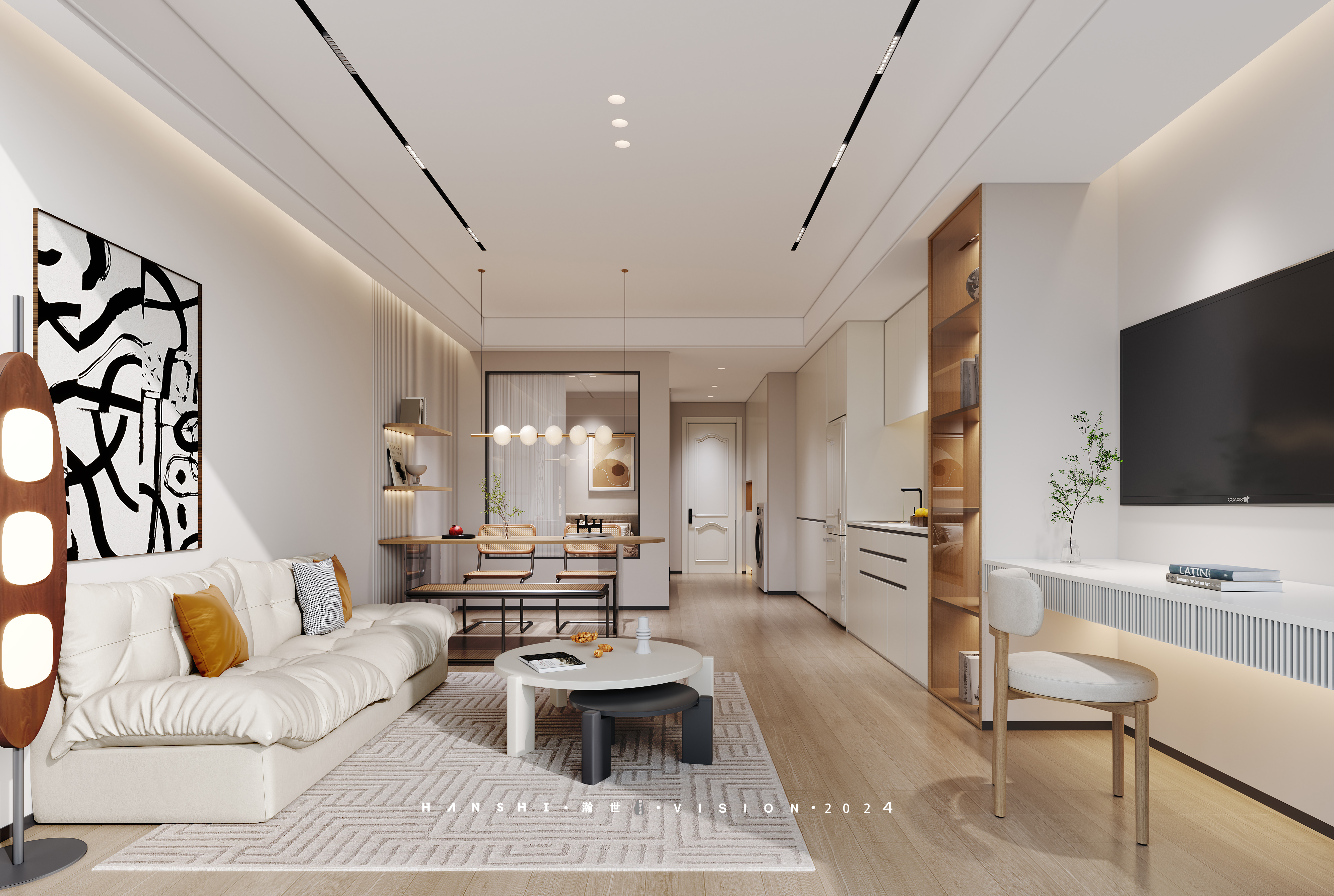 奶油风家装-瀚世表现-5