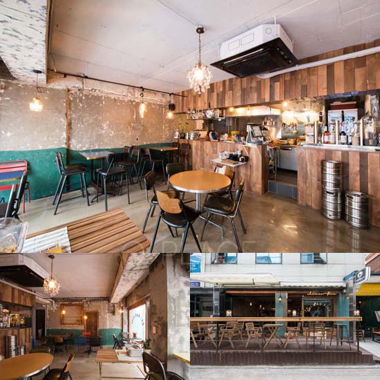 20 平米极简主义咖啡馆，裸露混凝土打造温馨空间-1