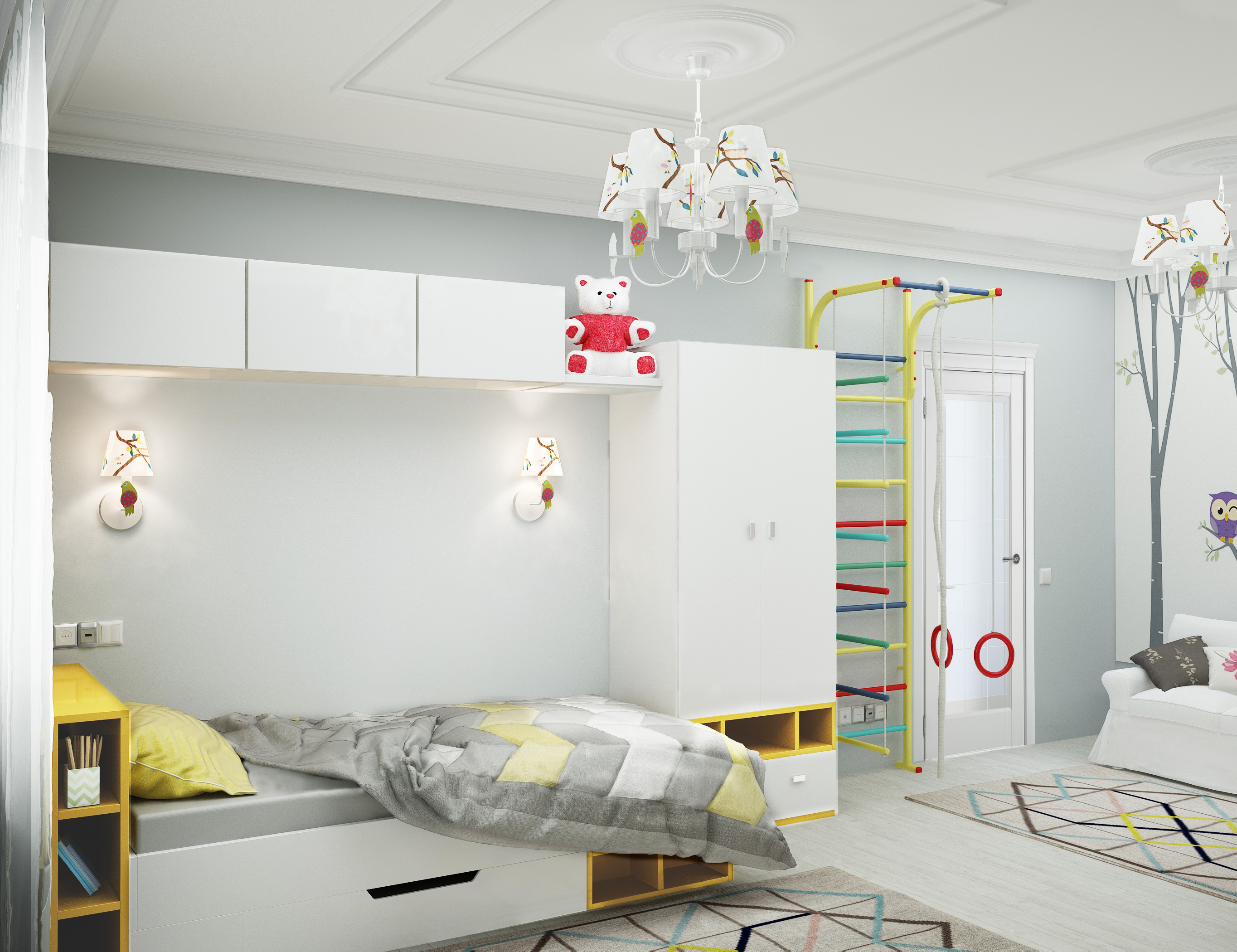 Сhildren bedroom interior-4