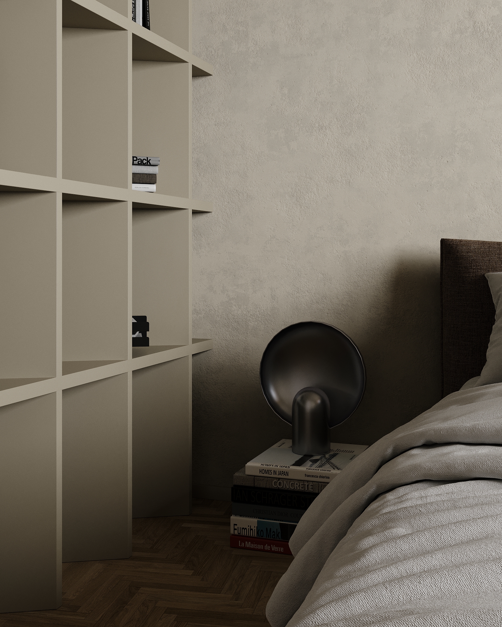 JAPANDI 风格城市公寓室内设计-31