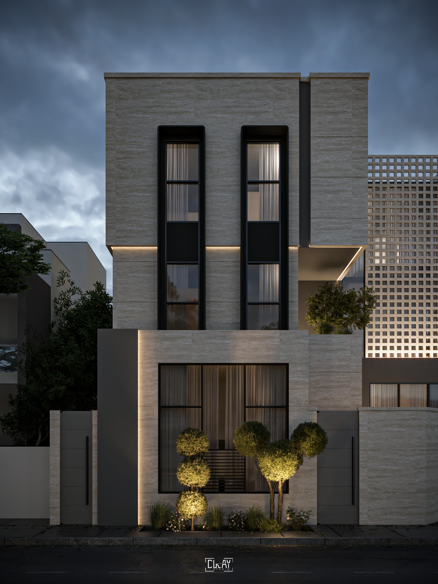 别墅立面设计-18