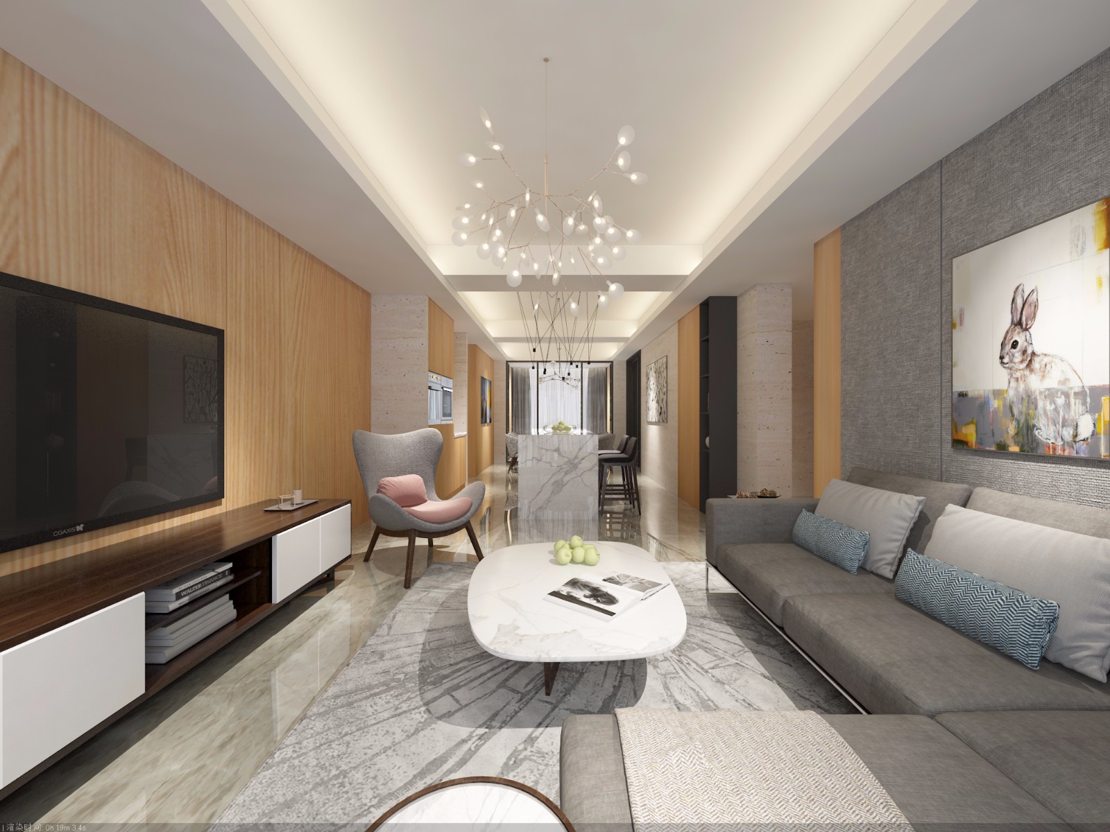 客厅 餐厅 吧台-1