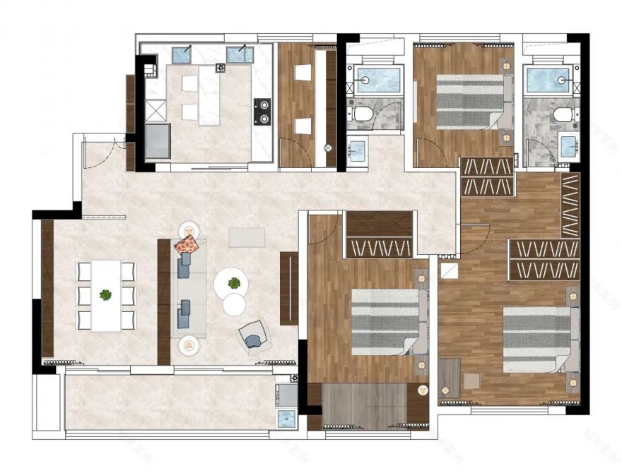 中粮首府壹号 151㎡户型解析丨上官睿璞设计-17