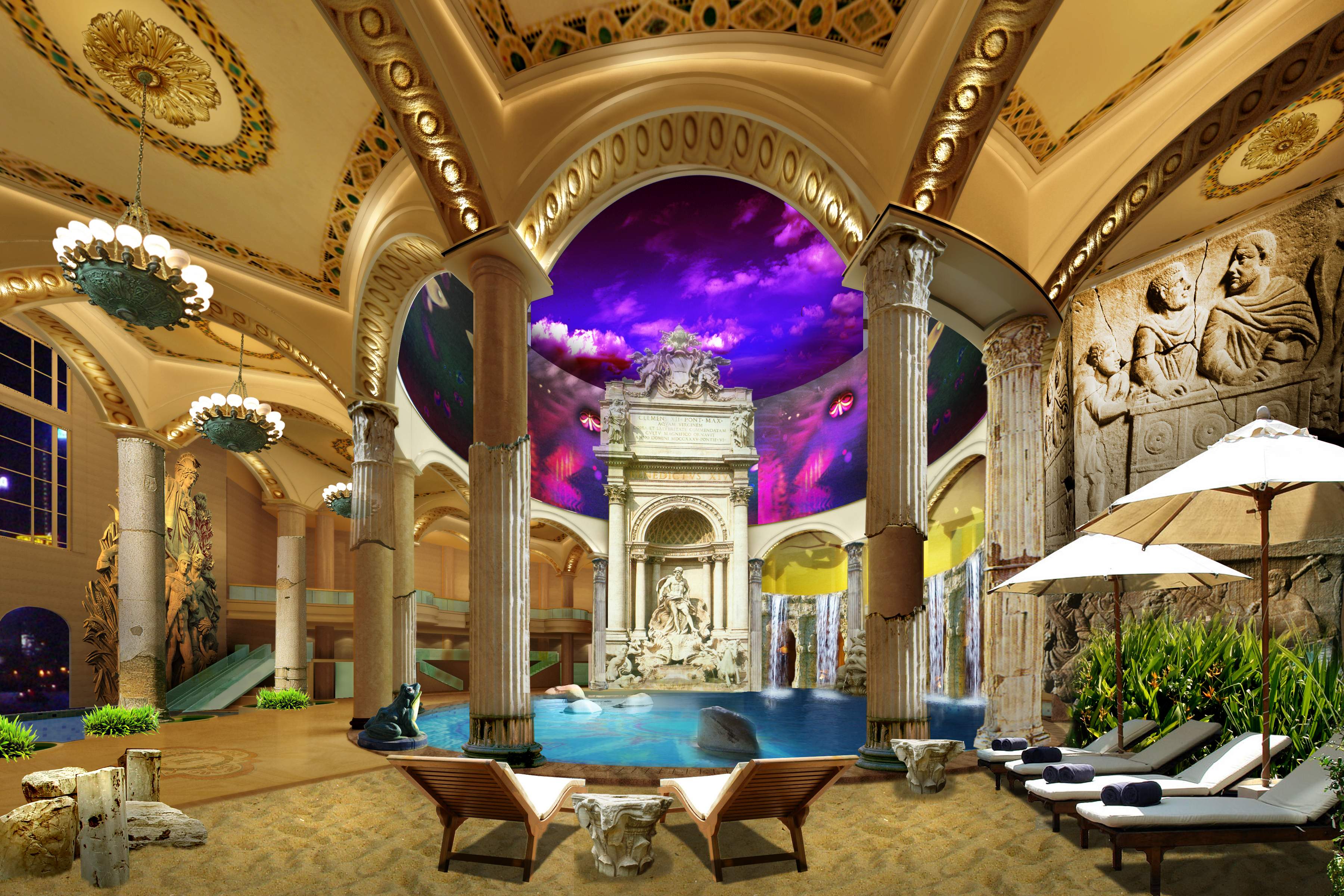 蒙古风情酒店设计 工装设计-19