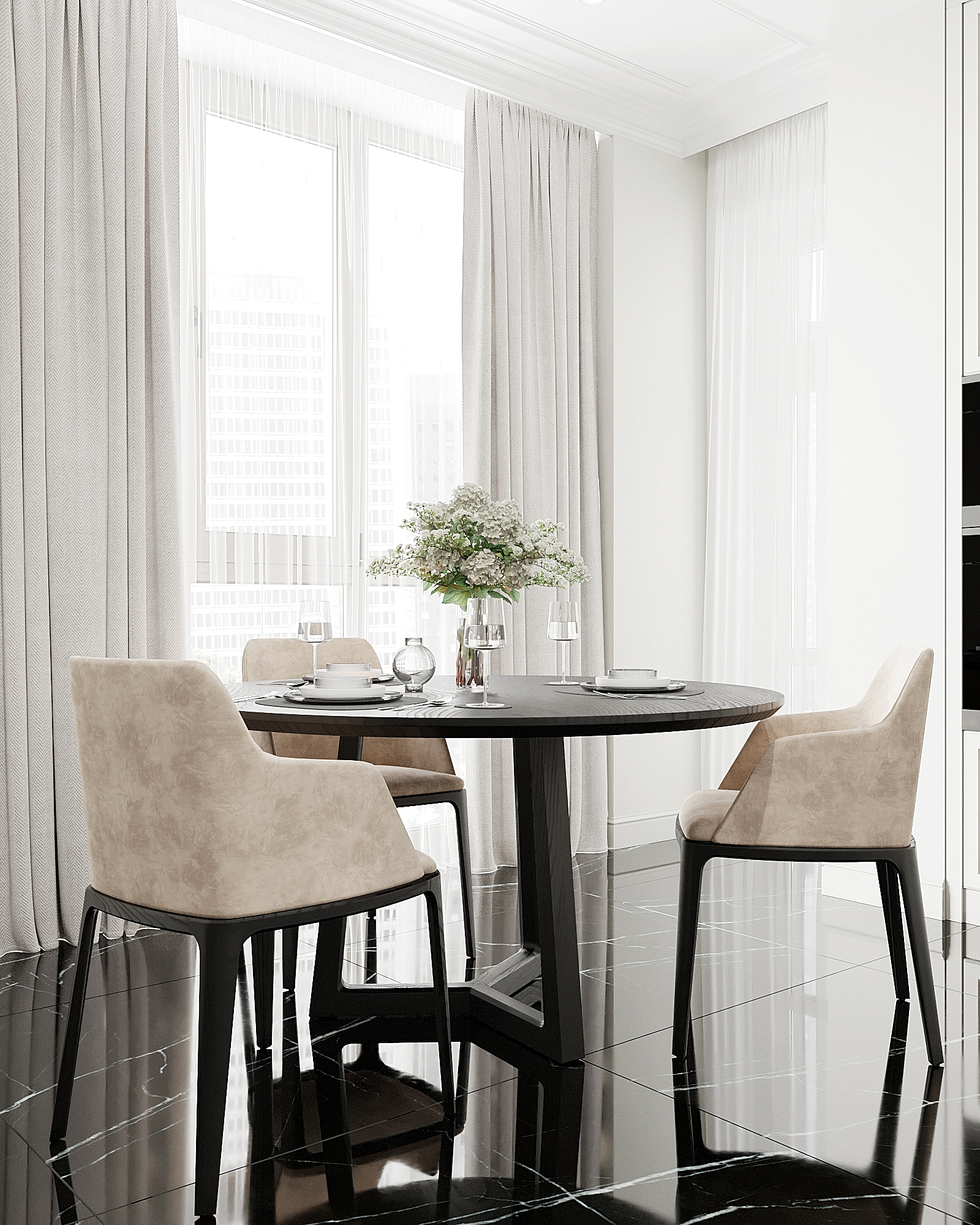 Kitchen living room visualization-0