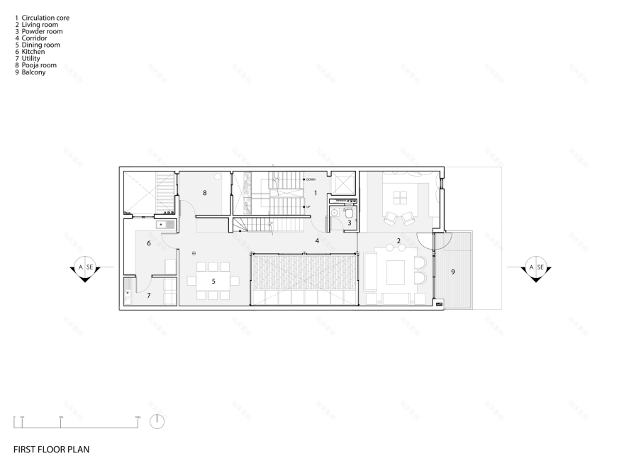 叠加式房屋丨印度新德里丨Studio Lotus-20