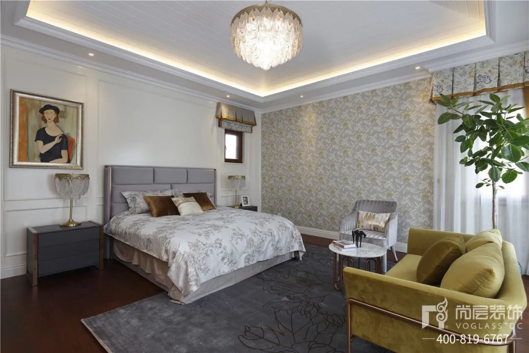 不输「李子柒的后院」！540㎡美式轻奢别墅设计，休闲舒适-45