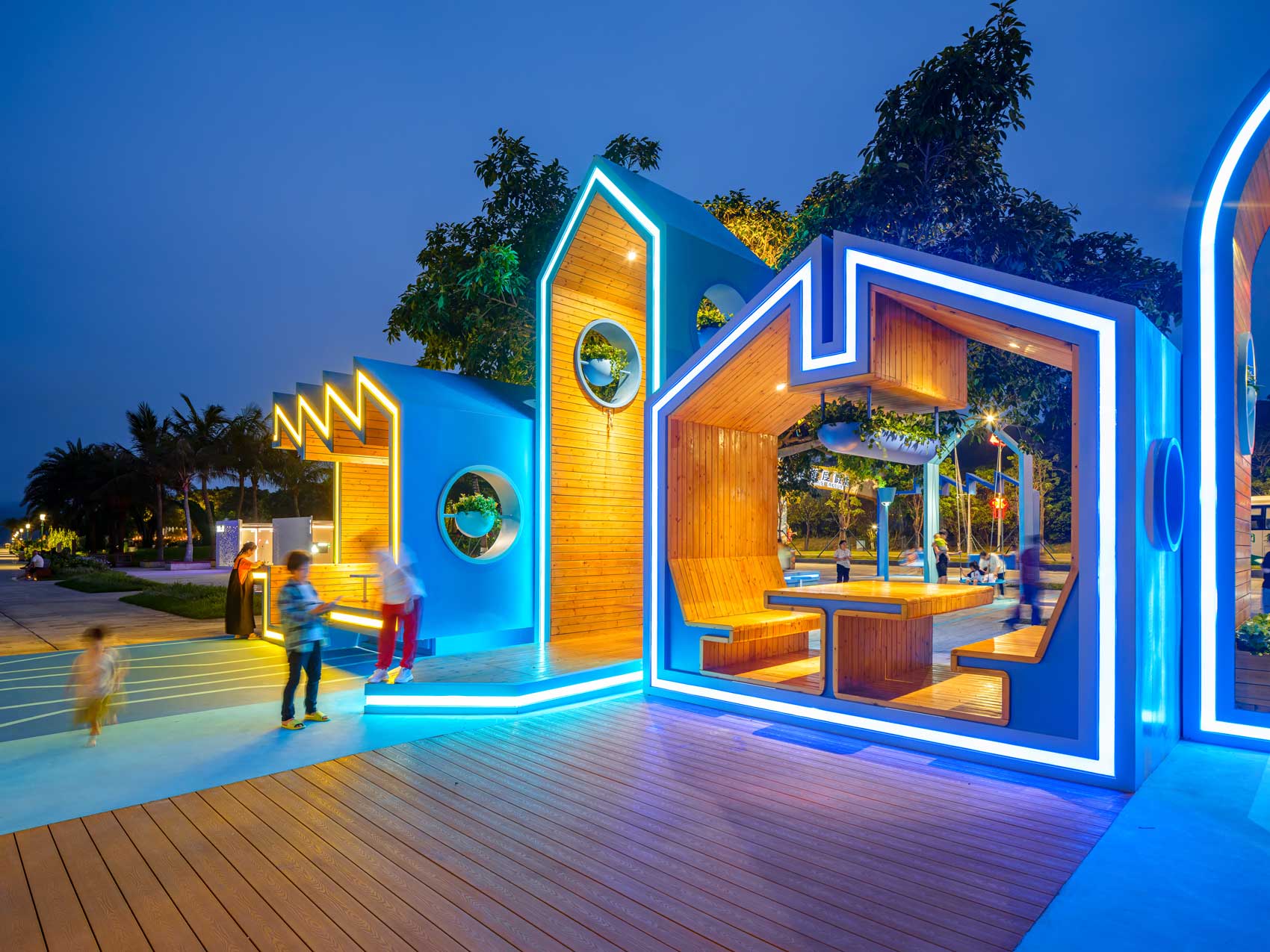 电气小屋;电子用品店(这里结合常见情况推测 ELECTRO 代表电气、电子相关,HUT 有小屋、简易商店等意思,故给出这两种较符合逻辑的表述) 丨中国珠海丨100 Architects(上海)有限公司-3