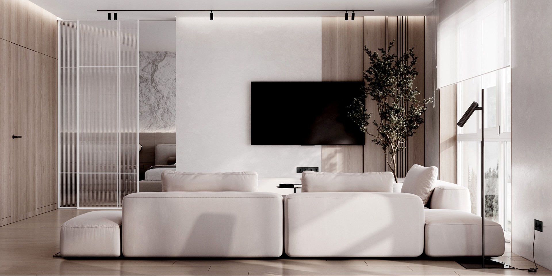 73㎡浅色系公寓设计 既舒适又温馨！-6