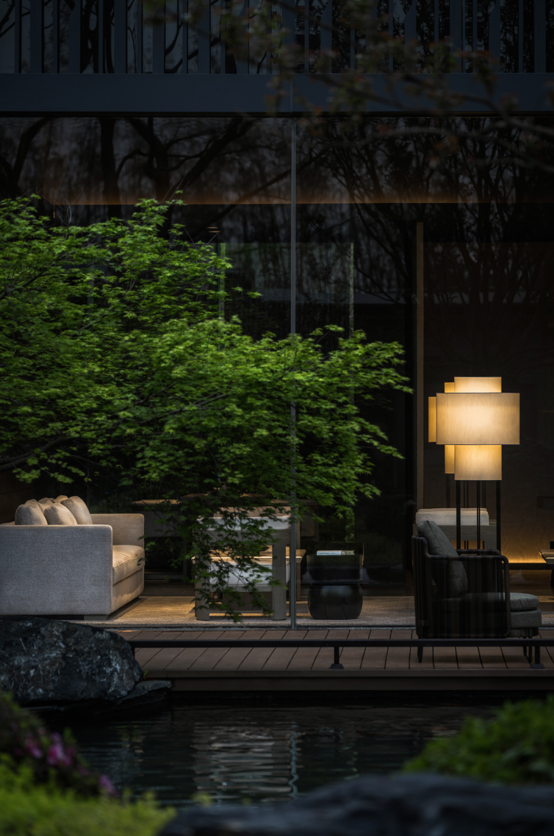 见山茶庐，与水、石、木自然生长的禅意空间 | ONE-CU壹方设计-10