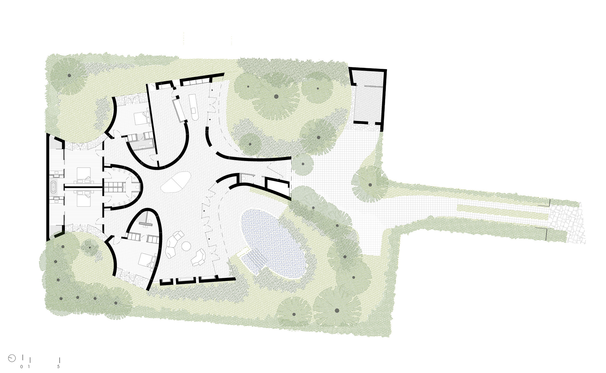 布斯卡别墅丨Patrick Arotcharen Architecte-9