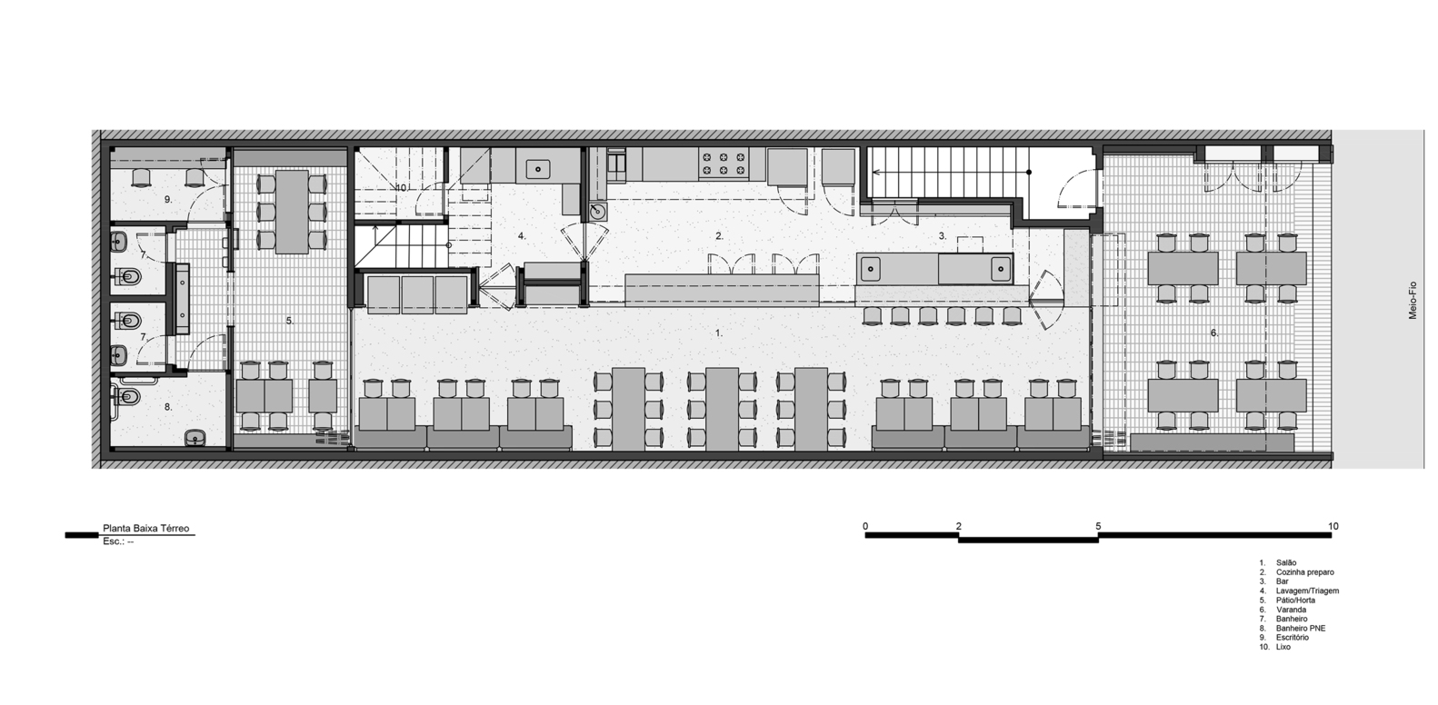 巴西圣保罗 De Segunda 餐厅设计丨Tadu arquitetura-21