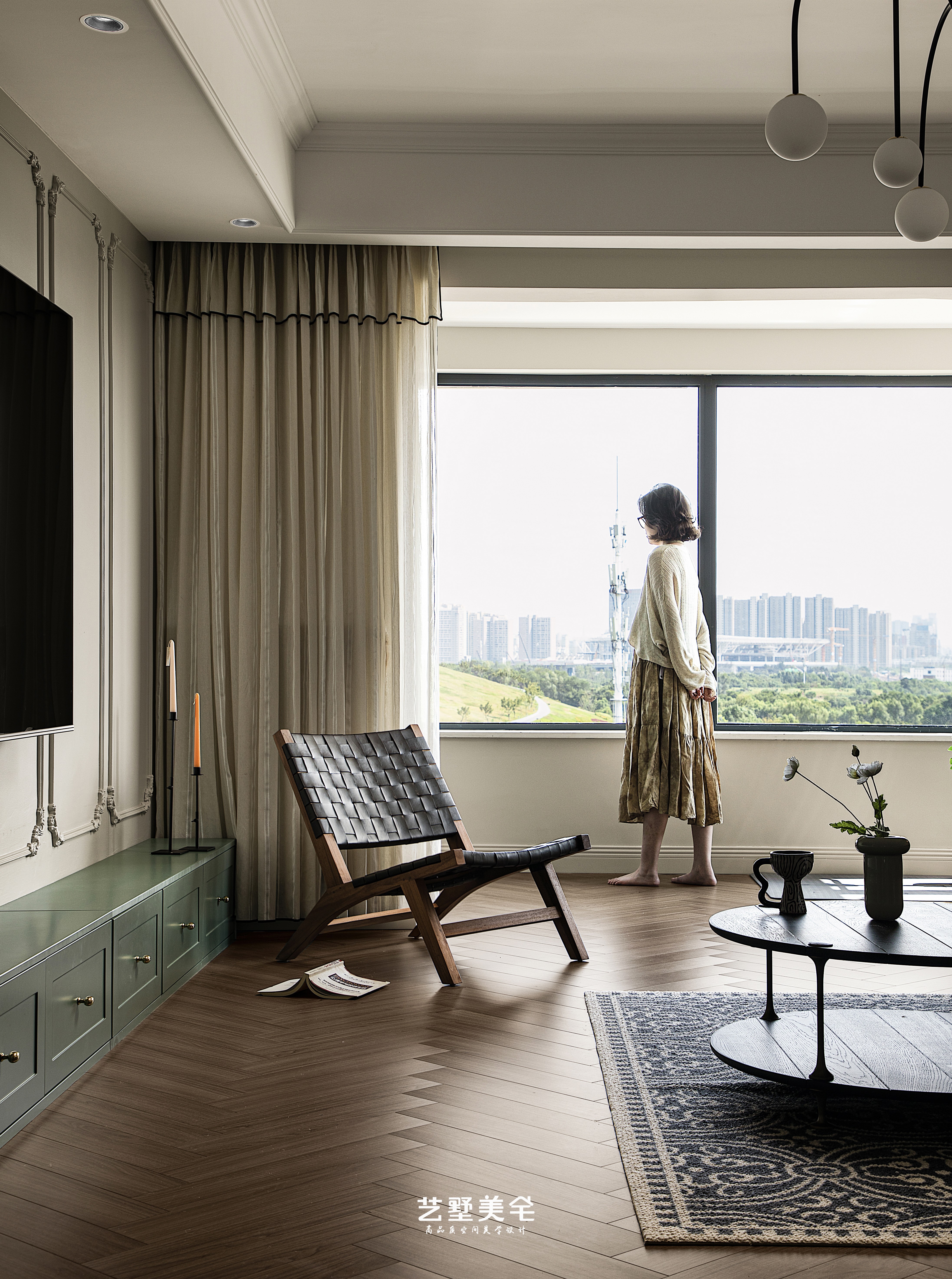 合肥*万科森林公园棕调复古风设计丨中国合肥-12