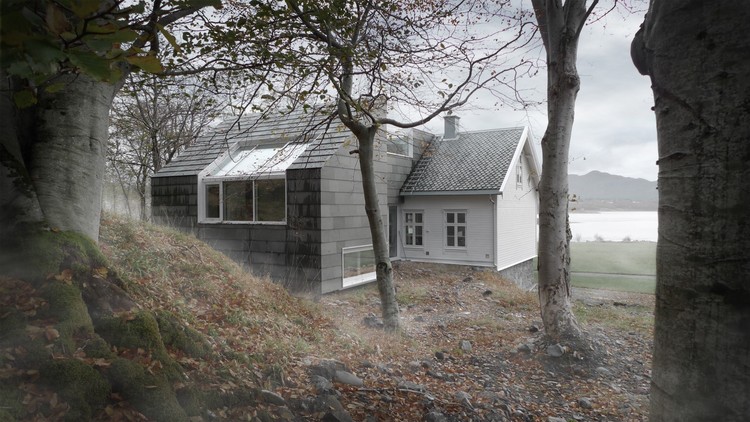 挪威旧屋扩建,新旧共生之美-2