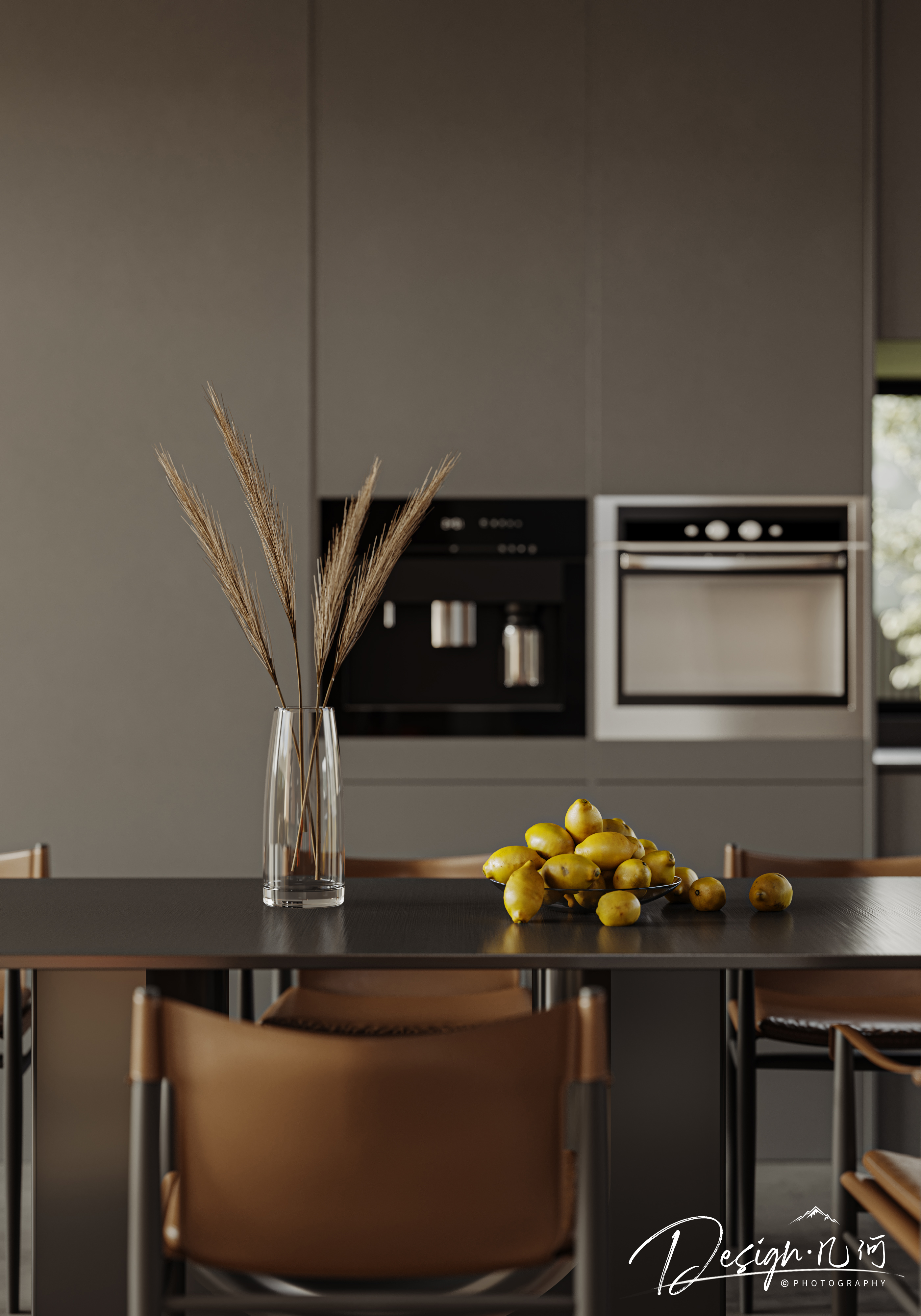 几何空间视觉表现 | 万科城市之光现代客餐厅-7