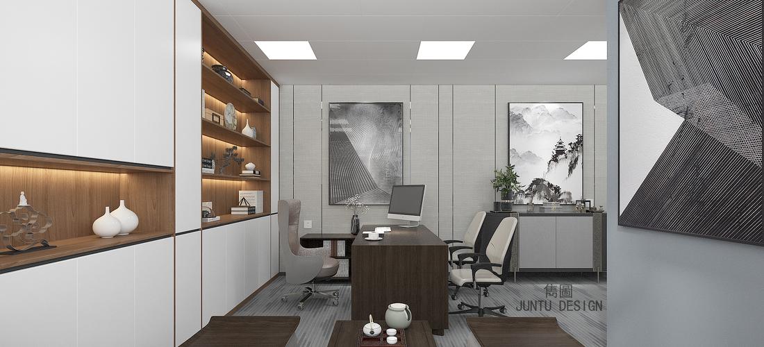 南沙区口岸大厦华盟写字楼办公室设计-37