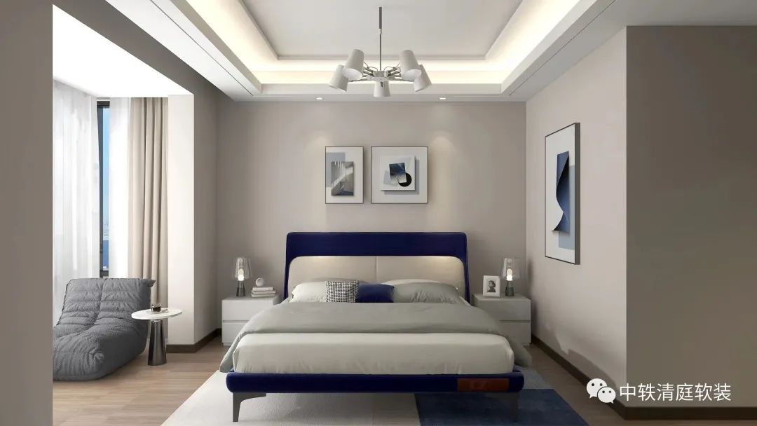 金航府现代极简设计丨中轶清庭软装-24