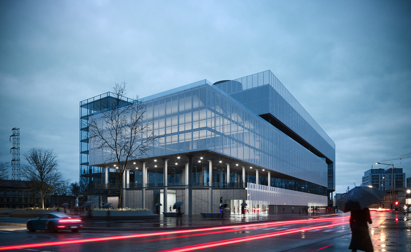 绿松石线办公中心概念设计丨乌克兰哈尔科夫丨Evgeniy Kolesnikov-10