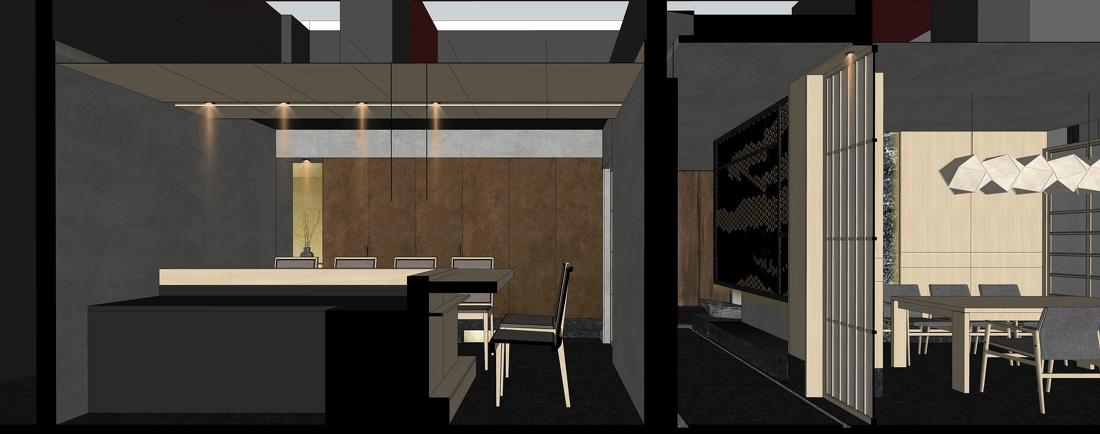 寿喜锅日料餐厅x元谷设计｜沧云-31