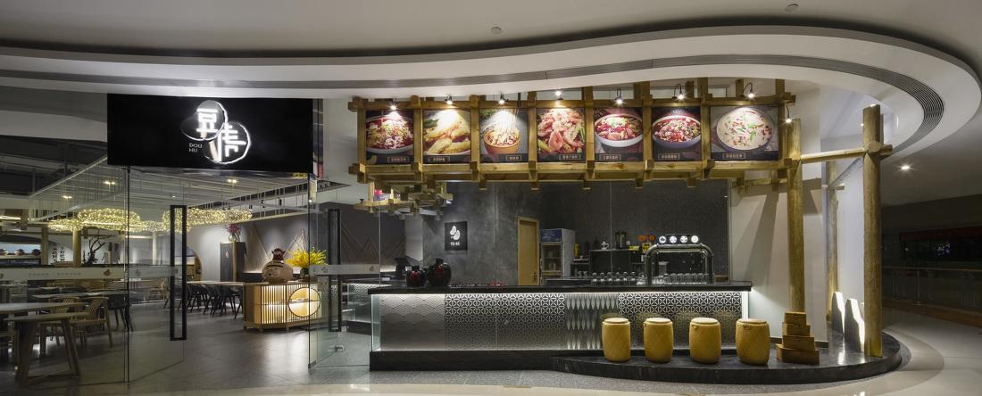 吉造空间设计·就餐区门头平面布置及结构分析-13