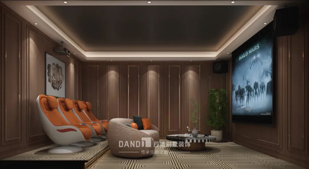 别墅地下室多元化设计丨丹迪别墅装饰-25