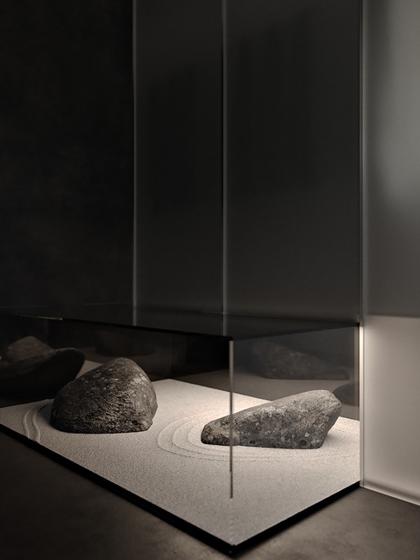 125㎡黑色系住宅设计 超酷！-2