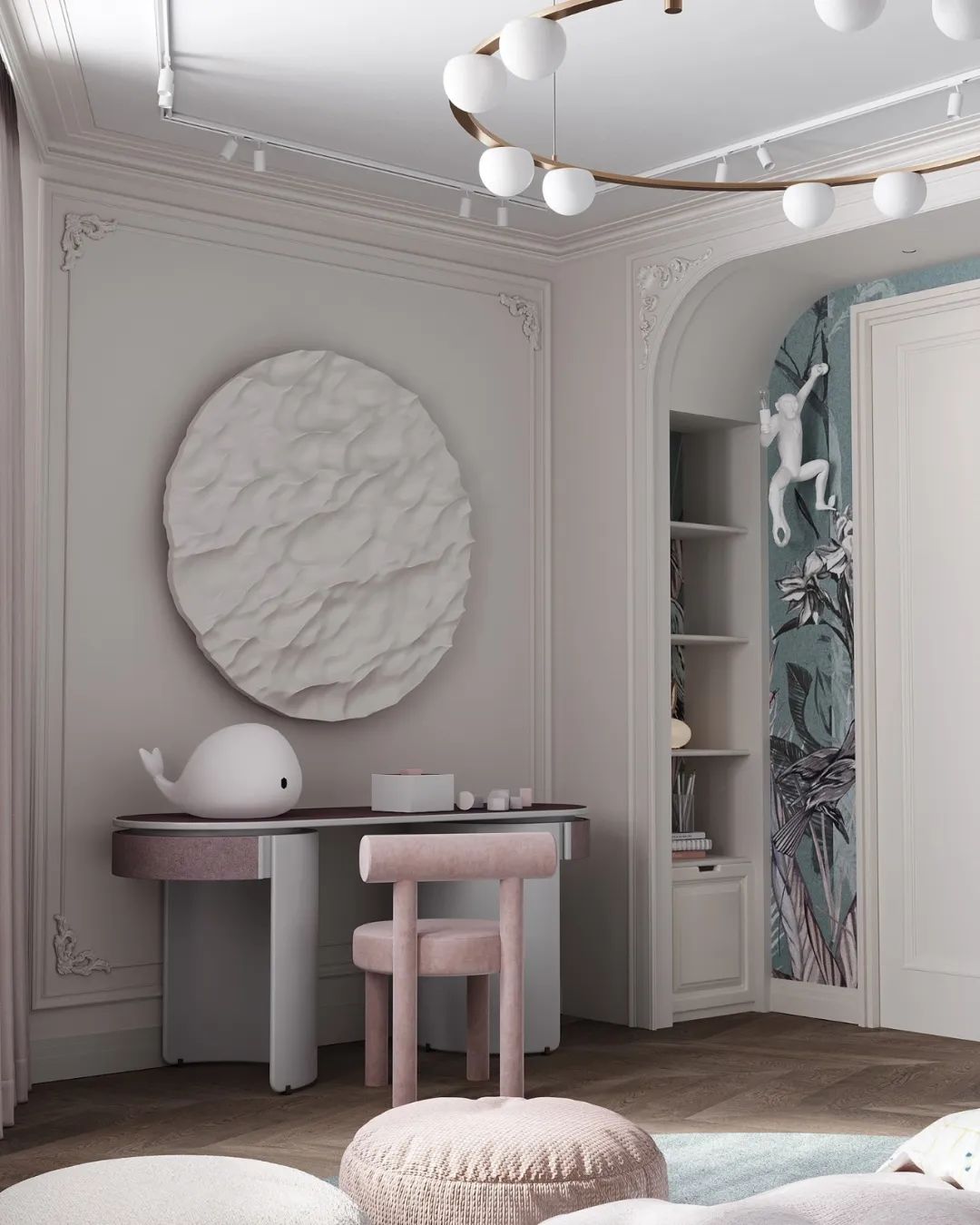 中性经典六口之家丨Ab Architects-57