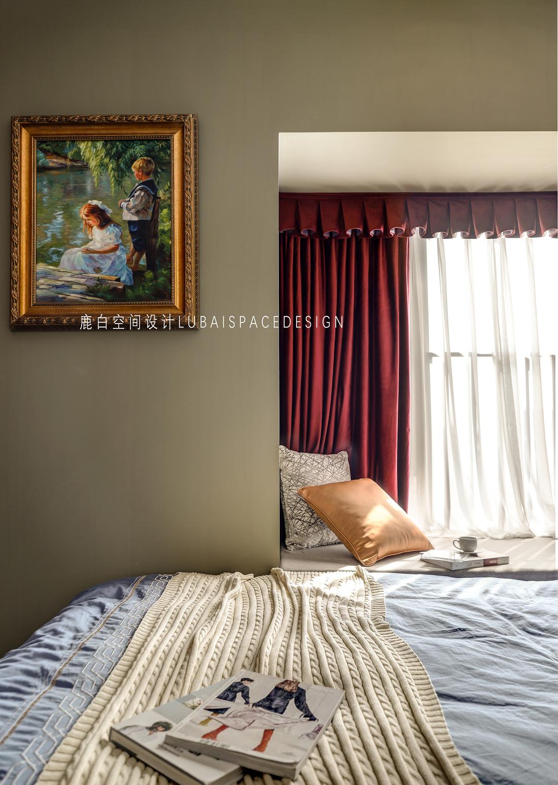 96㎡复古风精装房丨鹿白空间设计-39