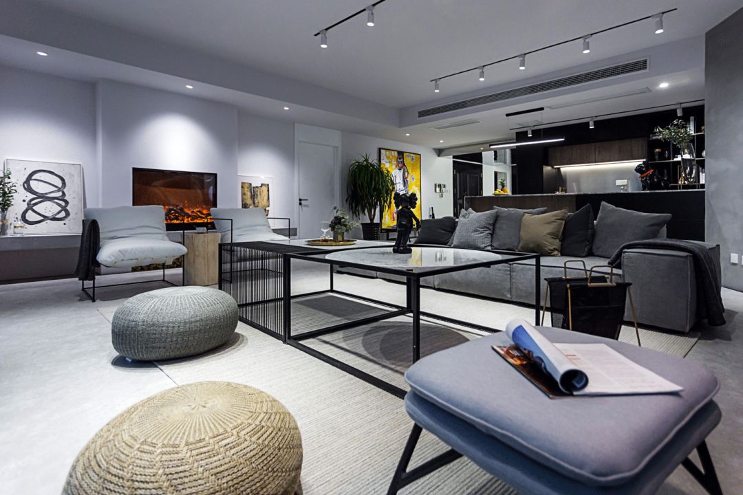 世茂滨江花园 40 万出租房装修，打造大气观景空间-107