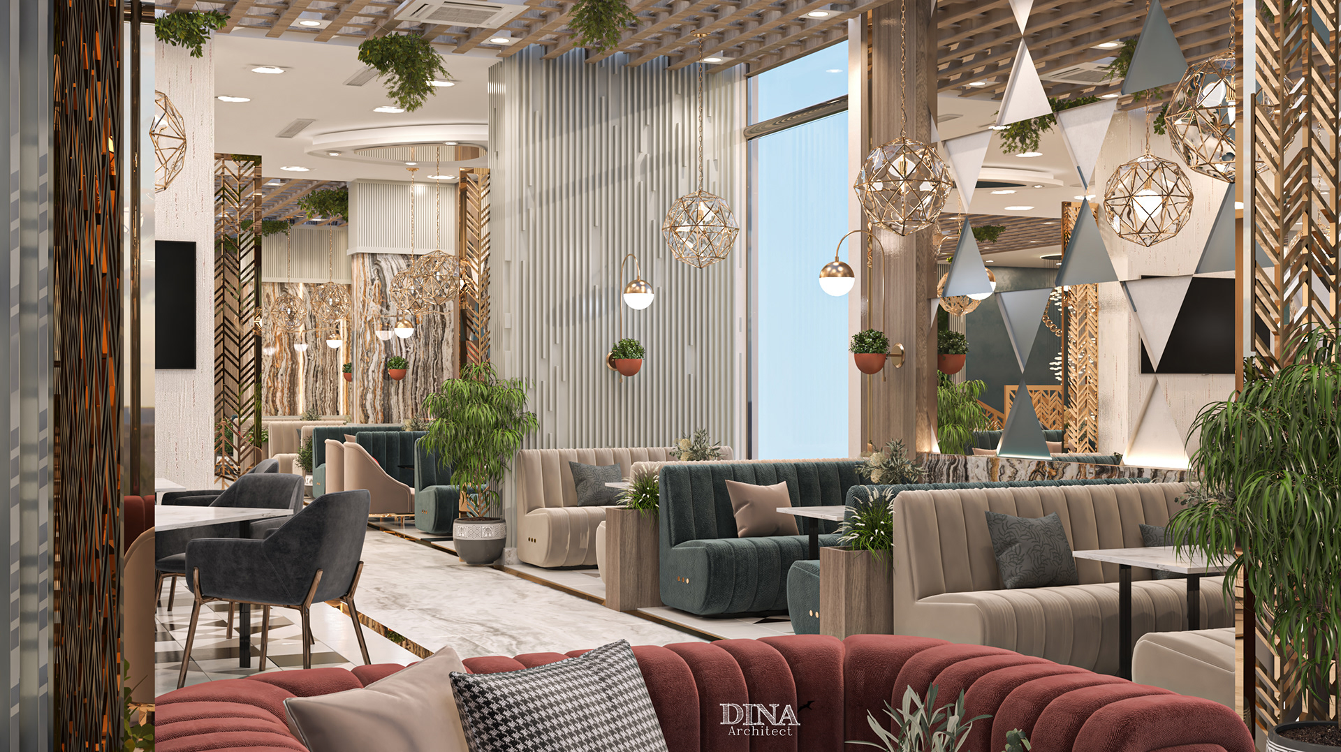 Sooad 餐厅丨沙特阿拉伯麦加丨Almamlka design-33