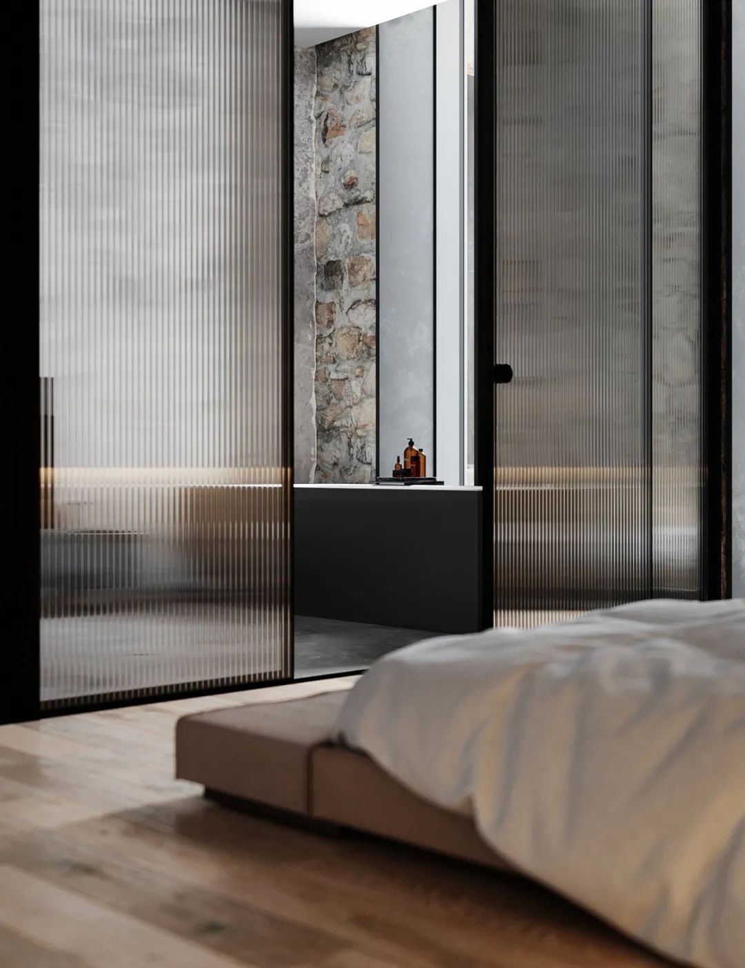 现代公寓设计中的高级灰++ 粉色运用-133