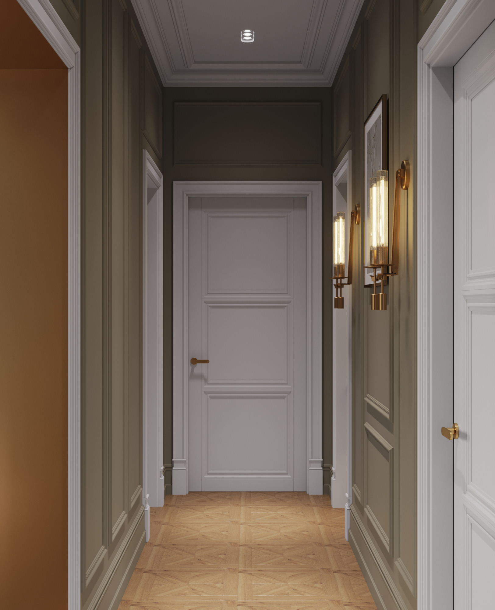 90平米海滨三居室公寓设计项目丨俄罗斯加里宁格勒丨娜塔莉亚·兹马钦斯卡娅工作室-38