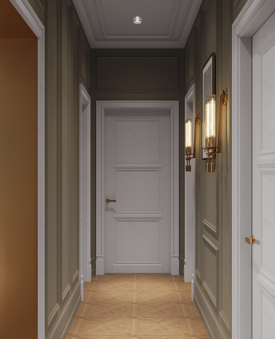 90平米海滨三居室公寓设计项目丨俄罗斯加里宁格勒丨娜塔莉亚·兹马钦斯卡娅工作室-38