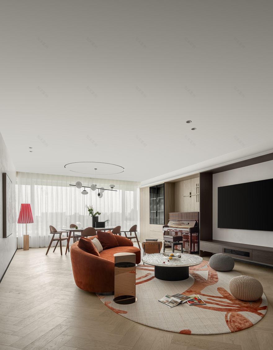 首发 . 孙谱淳|北京 358㎡ 天际大平层!【环球设计2992期】-33