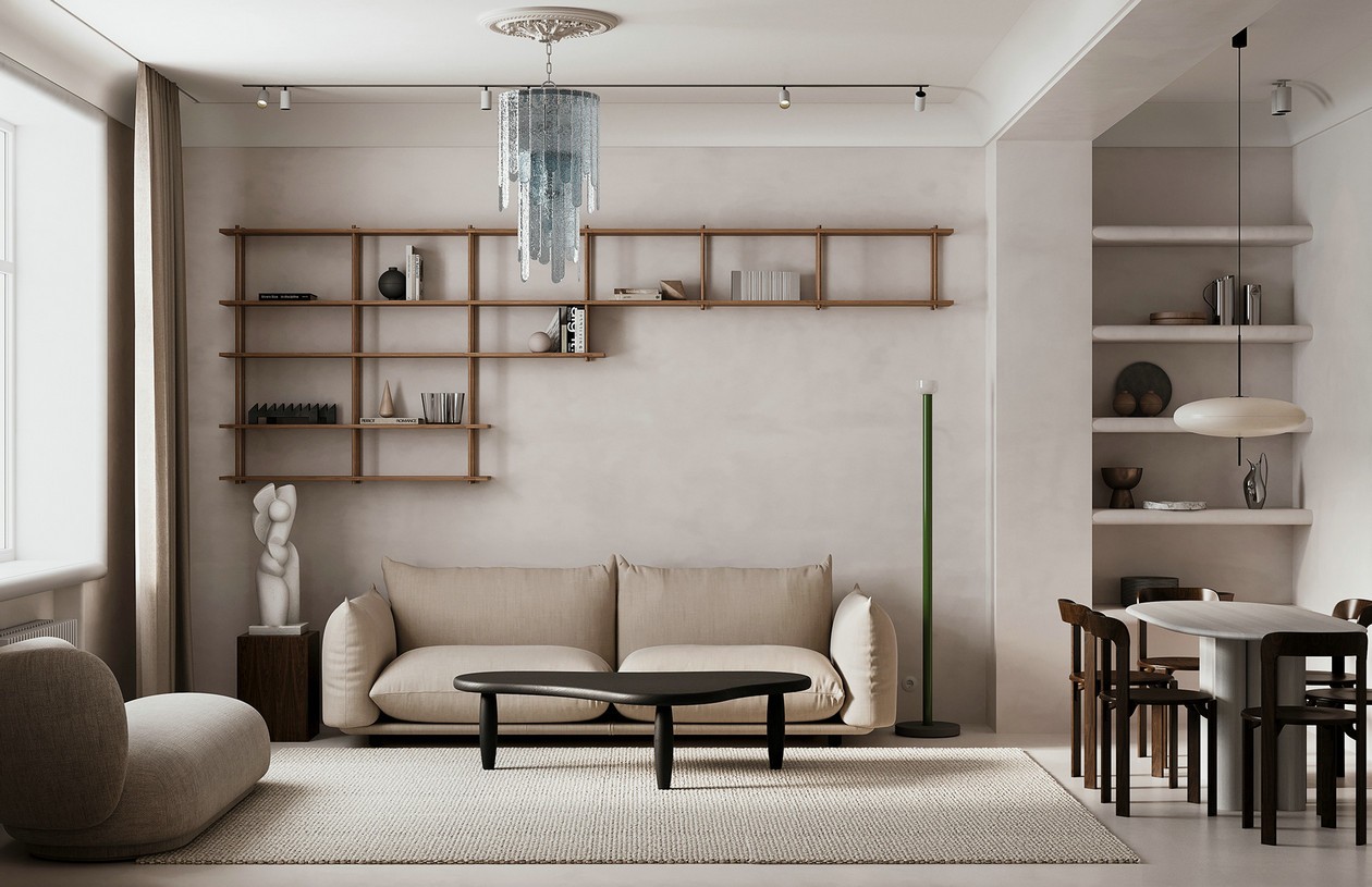 莫斯科 90㎡公寓设计丨俄罗斯莫斯科-2