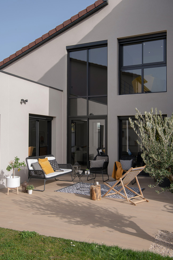 村庄房屋改造成现代别墅项目丨法国丨Soleil Noir（室内建筑师）,Skéa Designer-54