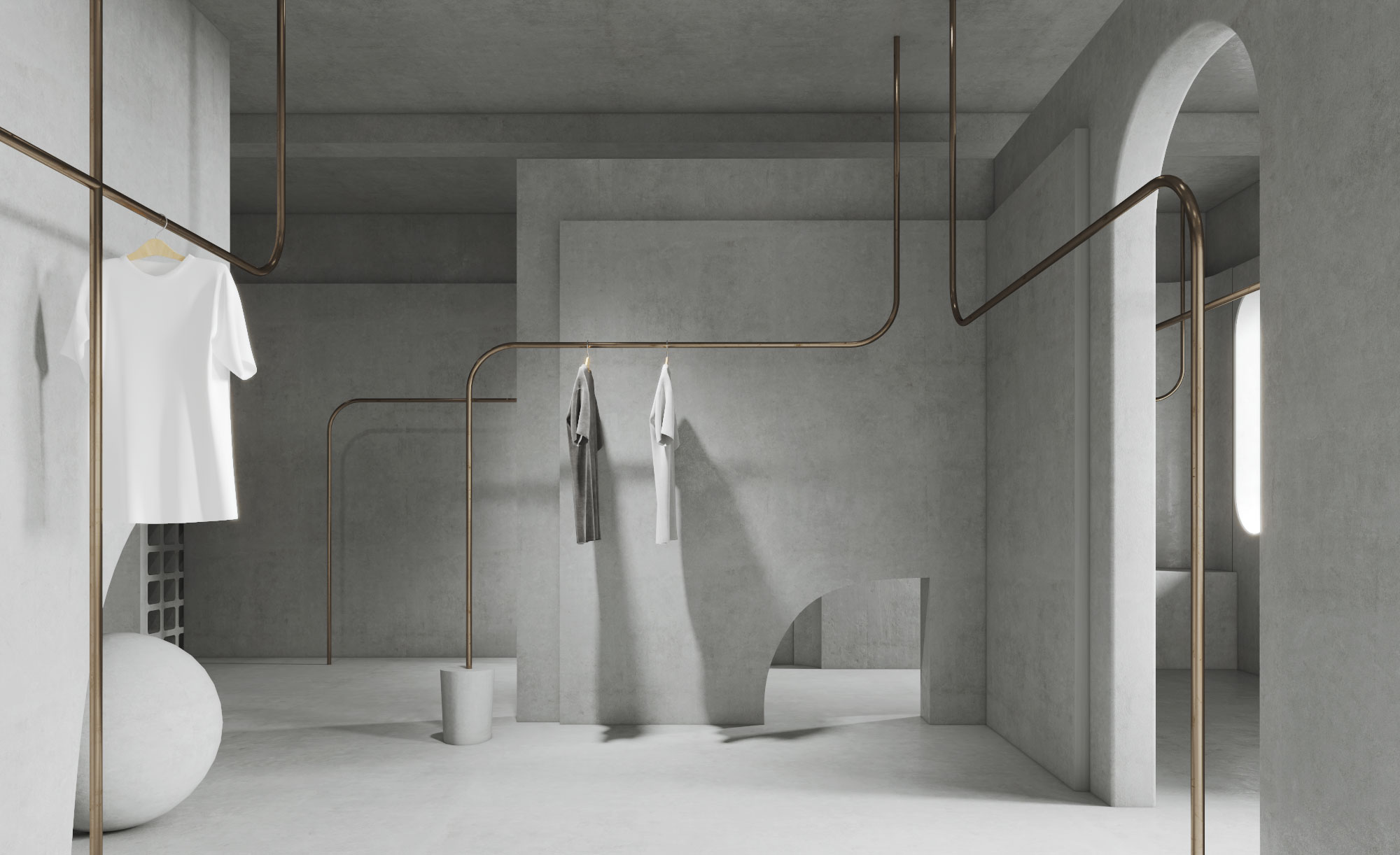 VRay5.0大师级渲染—服装展厅-3