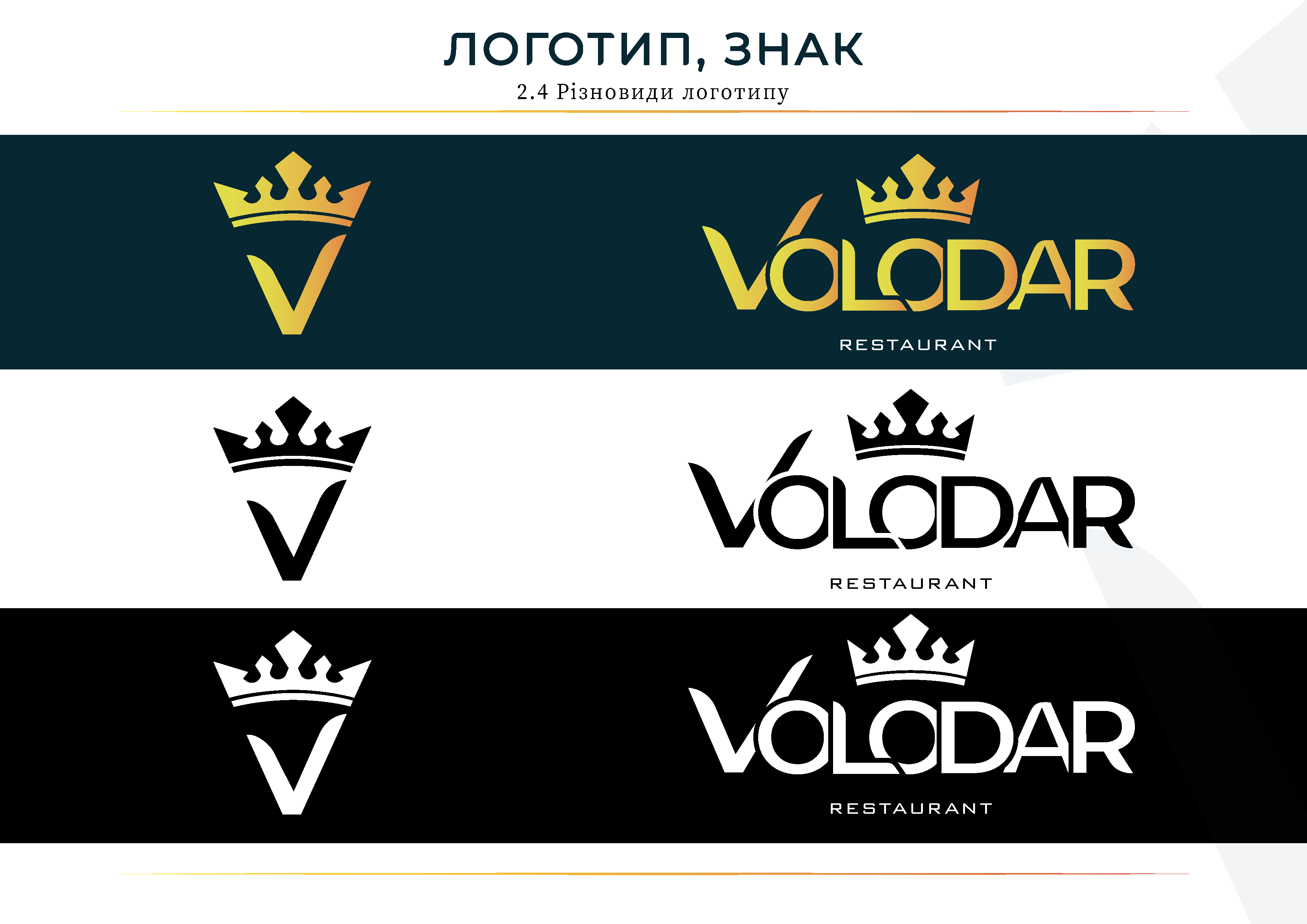 “Volodar”餐厅品牌形象设计-19