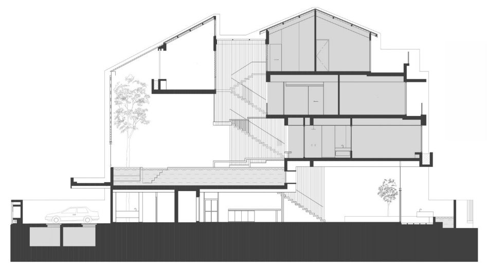 三位建筑师的自宅设计 | 自然对话、砖砌之趣、内嵌泳池-233