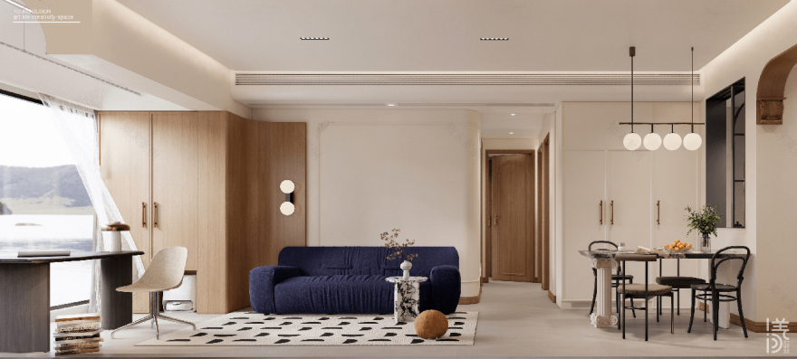 轻法式复古之家丨深圳漾空间设计有限公司-23